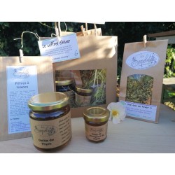 Coffret d'hiver  "décor Foin"